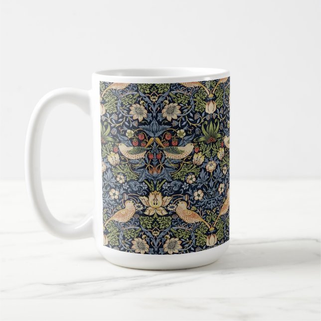 Caneca De Café William Morris Strawberry Thief (Esquerda)