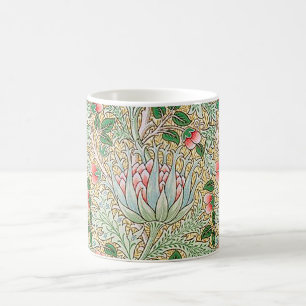 Caneca De Café William Morris Vintage Artichoke Floral Pattern Co