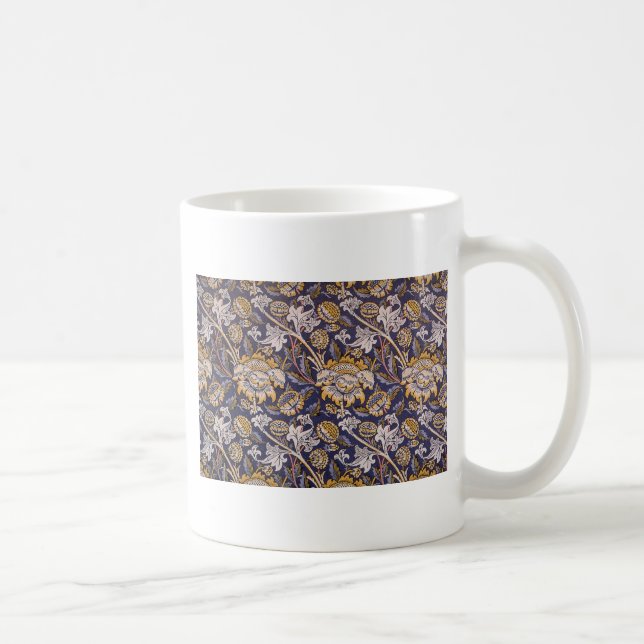 Caneca De Café William Morris Wey Floral Wallpaper (Direita)