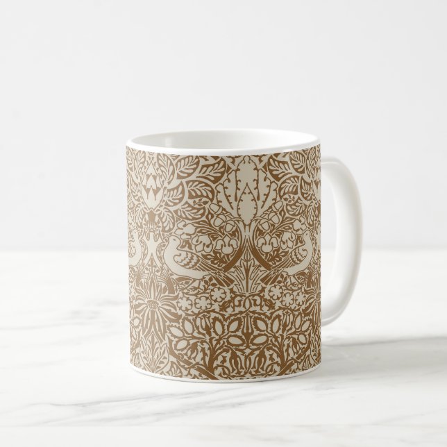 Caneca De Café William Morris'Dove and Rosa Coffee Mug (Frente Esquerda)