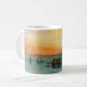 Caneca De Café William Turner - A Lagoa perto de Veneza ao Pôr-do