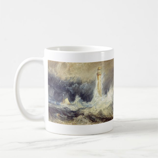 Caneca De Café William Turner - Farol Bell Rock (Esquerda)