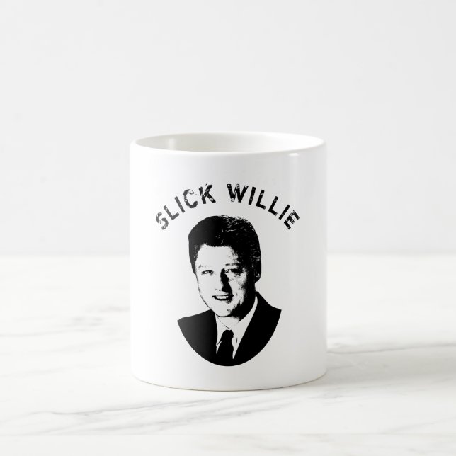 Caneca De Café Willie liso - Bill Clinton (Centro)