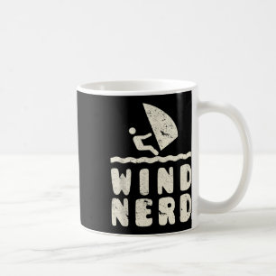 Caneca De Café Wind Nerd Funny Windsurfer Windsurfing Beach Hobby