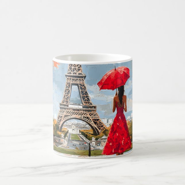 Caneca De Café Wind Romance Paris Chic Walk (Centro)