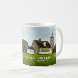 Caneca De Café Windmill Point Lighthouse, Vermont Mug