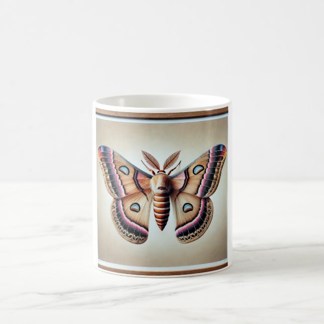 Caneca De Café Windowwinged moth 121024IREF249 - Watercolor (Centro)