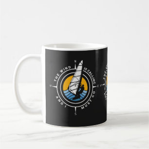 Caneca De Café Windsurf, o vento está ligando e eu tenho que ir