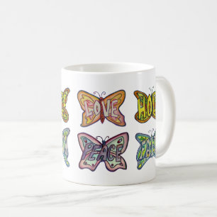 Caneca De Café Wings Butterfly Art Inspiron Coffee Cup