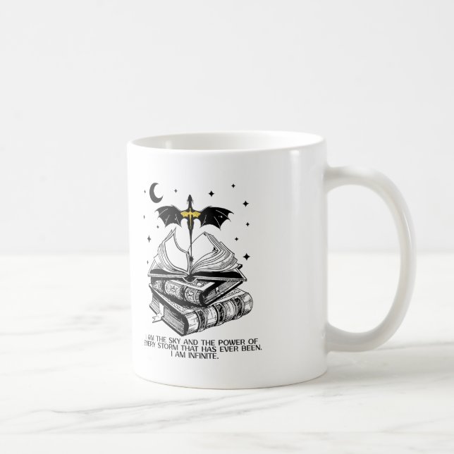 Caneca De Café Wings Mug, Dragão Guerra Bookie Mug (Direita)