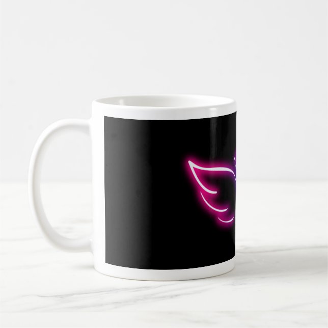 Caneca De Café wings neon  (Esquerda)