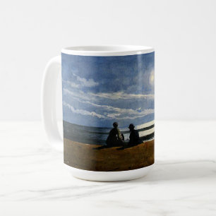 Caneca De Café Winslow Homer aquarela, Luar,