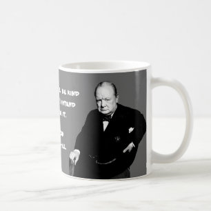 Caneca De Café Winston Churchill - Sobre o Histórico de Escreven