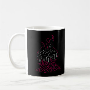 Caneca De Café Winter Campfire