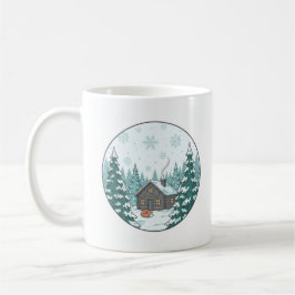 Caneca De Café Winter Forest Ceramic Mug (11oz)