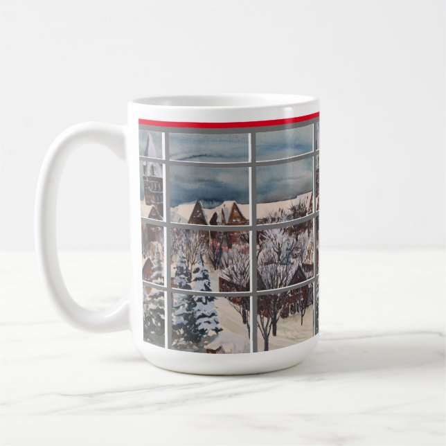 Caneca De Café ''Winter through the window'' de Bruce Tunis (Esquerda)