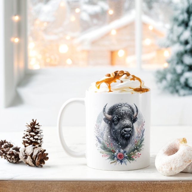 Caneca De Café Winter Vibes American Buffalo - (Criador carregado)