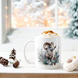 Caneca De Café Winter Vibes Rocky Mountain Bighorn Shea -