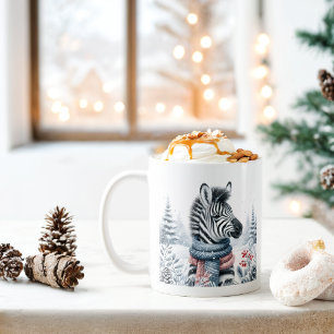 Caneca De Café Winter Vibes Zebra -