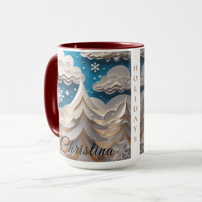 Caneca de Café Winter Wonderland (Frente Esquerda)
