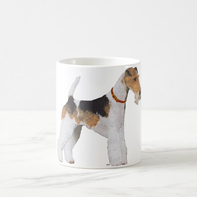 Caneca De Café Wire Fox Terrier (Centro)