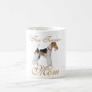 Caneca De Café Wire Fox Terrier Dia das Mães