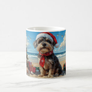 Caneca De Café Wirehaired Pointing Griffon Dog Beach