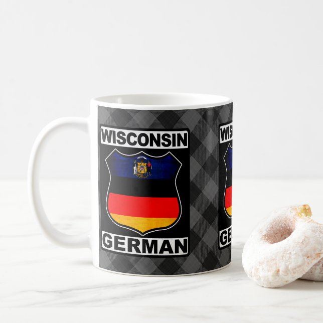Caneca De Café Wisconsin American Mug (Com Donut)