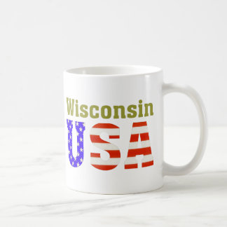 Caneca De Café Wisconsin EUA!