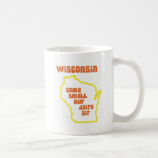Caneca De Café Wisconsin vem cheiro nosso ar da leiteria