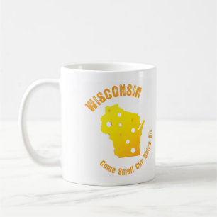 Caneca De Café Wisconsin vem cheiro nosso ar da leiteria