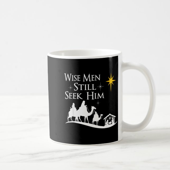 Caneca De Café Wise Men Still Seek Him Christian Christmas Jesus  (Direita)