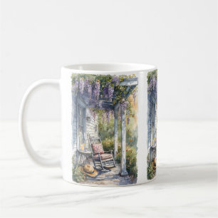 Caneca De Café Wisteria Porch Rocking Cena