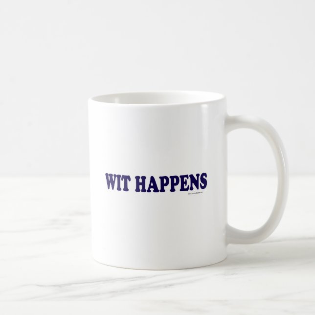 Caneca De Café Wit Happens (Direita)