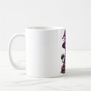 Caneca De Café Witch Cow Cauldron Brew