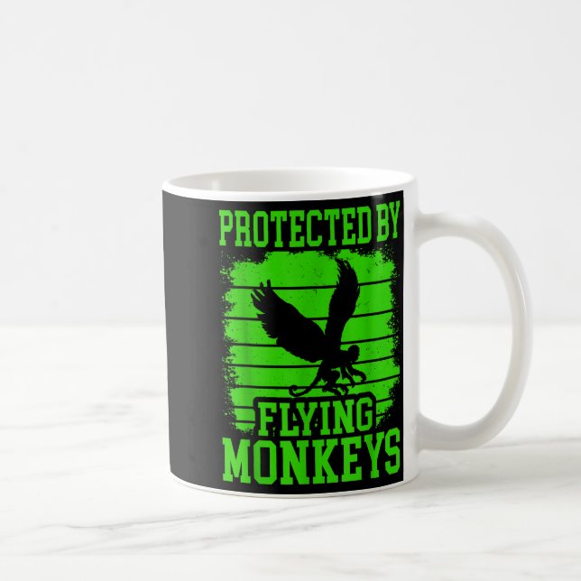 Caneca De Café Witch Get My Flying Monkeys  (Direita)