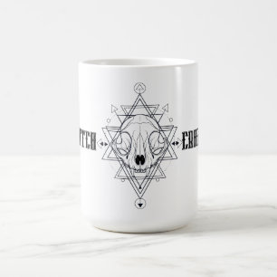 Caneca De Café Witchcraft Bull Skull Halloween