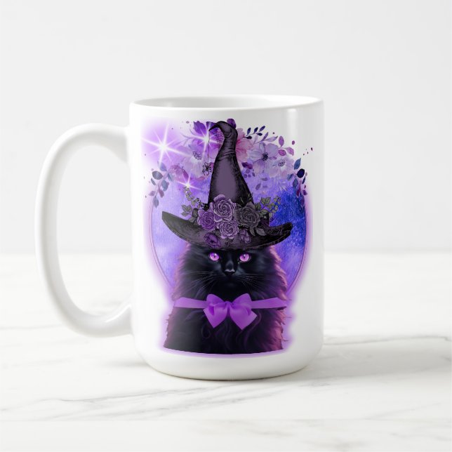 Caneca De Café Witchy Cat (Esquerda)
