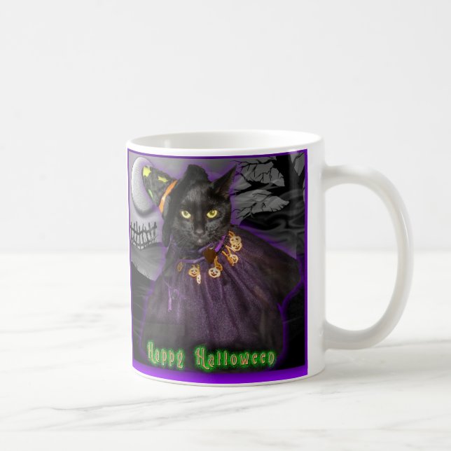 Caneca De Café witchycat (Direita)