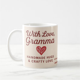 Caneca De Café With Love, Gramma Mug