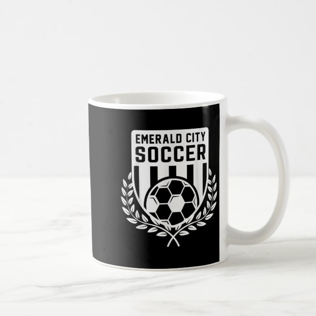 Caneca De Café Wizard Of Oz Emerald City Soccer Football Costume  (Direita)
