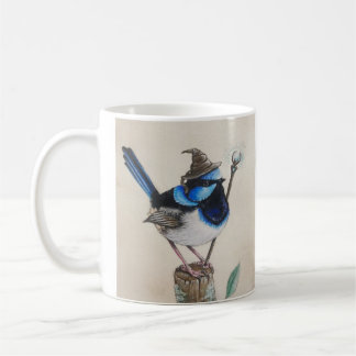Caneca De Café Wizard Wren and Fantasy Robin - Pássaro Mug