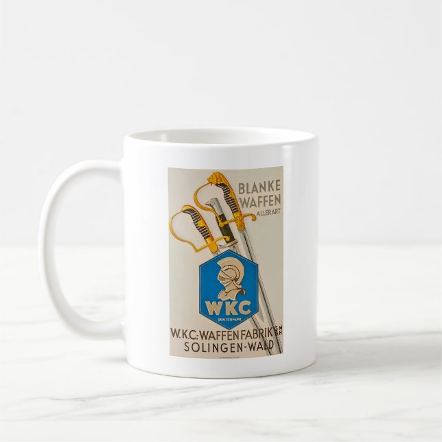 Caneca De Café WKC Solingen Alemã (Esquerda)