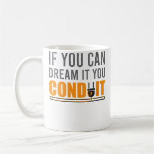 Caneca De Café Wo Dream Conduit I Eletricista Técnico Eletrônico