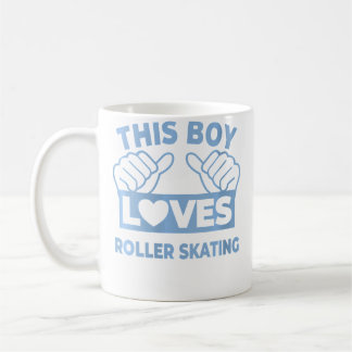 Caneca De Café Wo Este Menino Ama Patinação Patinação Patinação