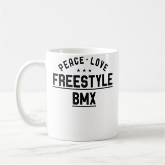 Caneca De Café Wo Peace Love FreeBmx FreeBmx Rider