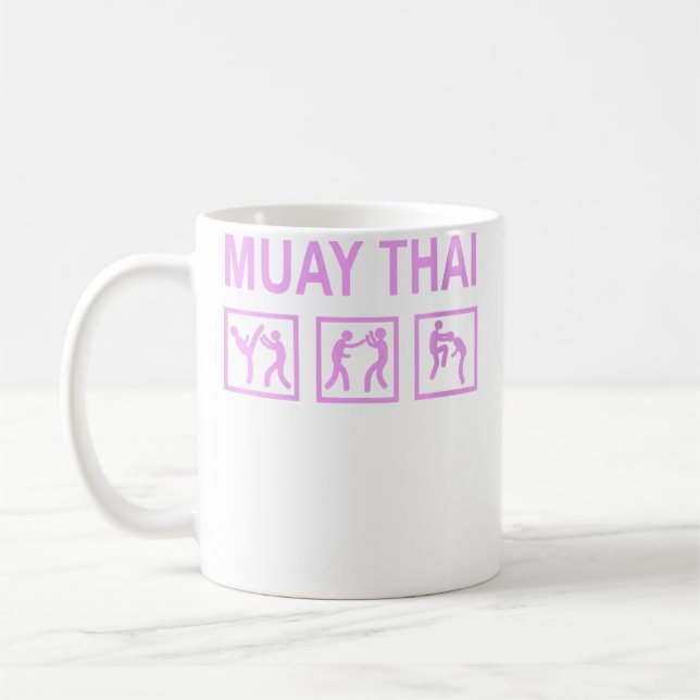 Caneca De Café Wo Thai Boxing Muay Thai (Esquerda)