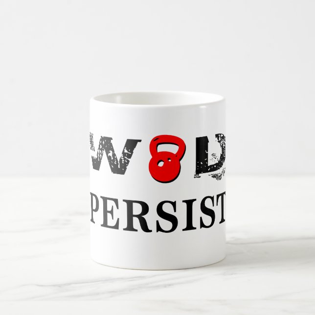 Caneca De Café WOD persistem (Centro)