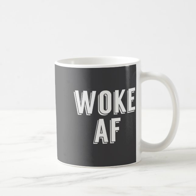 Caneca De Café Woke Af Funny P Culture Womens  (Direita)