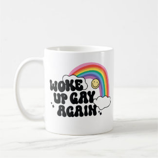 Caneca De Café Woke up gay again